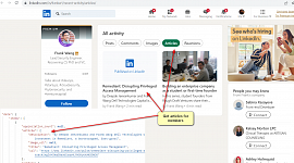 [Linkedin] Get articles for members