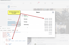 [Facebook] Get full working hours for pages
