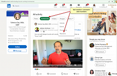 [Linkedin] Get member comments and reactions
