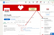 [Linkedin] Get affiliated companies