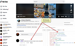 [Tik Tok] Get four new comment fields