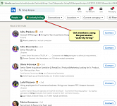 [Linkedin] Get members using the parameter “actively hiring”