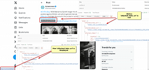 [Twitter] [Breaking changes] Get displayed and real links for posts